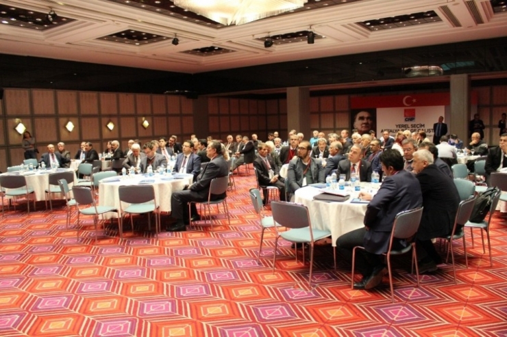 Chp’den Yerel Seçimler Çalıştayı