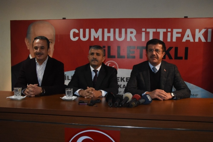 Ak Parti İzmir Adayı Zeybekci’den Mhp Ziyareti