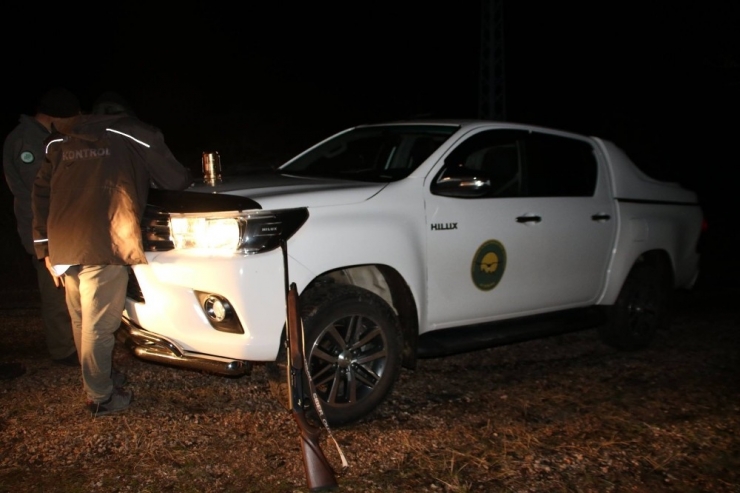 Gümüşhane’de Gece Kaçak Av Yapanlara 4 Bin 669 Lira Ceza Kesildi