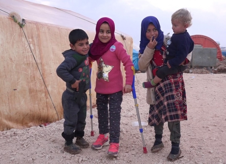 Protez Bacaklarına Kavuşan Maya’nın Babası İha’ya Konuştu