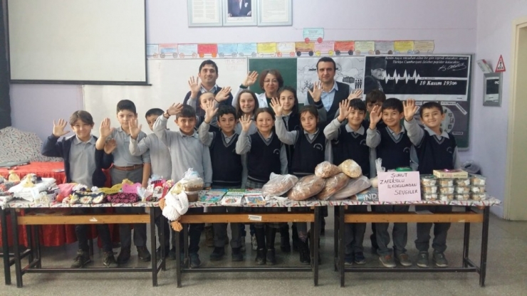 Şuhutlu Öğrencilerden Kardeş Okul Öğrencilerine Yöresel Hediye