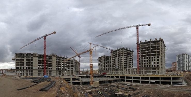 Sahabiye Kentsel Dönüşüm Projesi’nin İlk Etabında 12. Kata Ulaşıldı