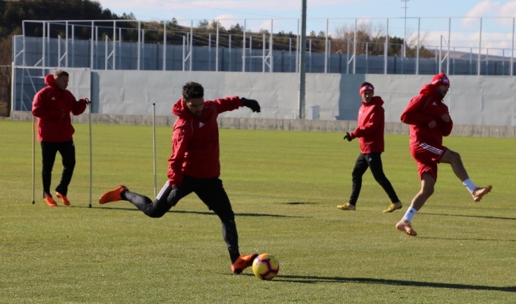 Sivasspor, Ankaragücü Maçı Hazırlıklarını Sürdürdü
