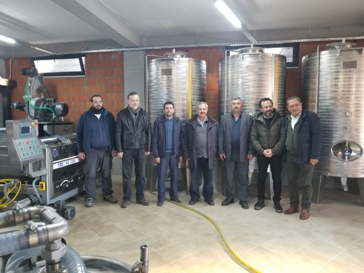 Burhaniye’de Organik Zeytinyağı Fabrikası İlgi Gördü