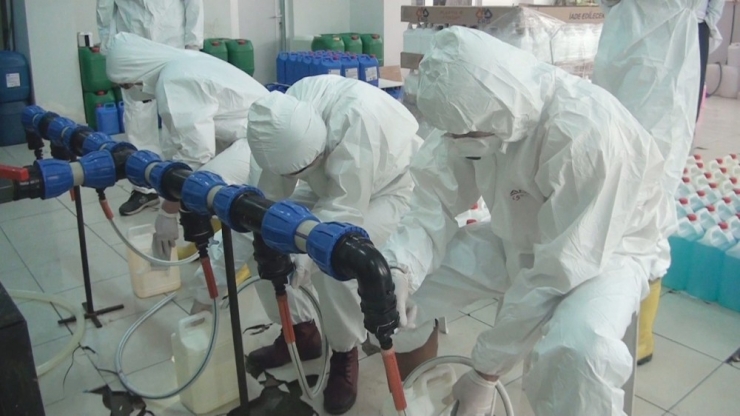 3 İlin Kurumlarının Temizlik Malzemeleri Bu Okulda Üretiliyor