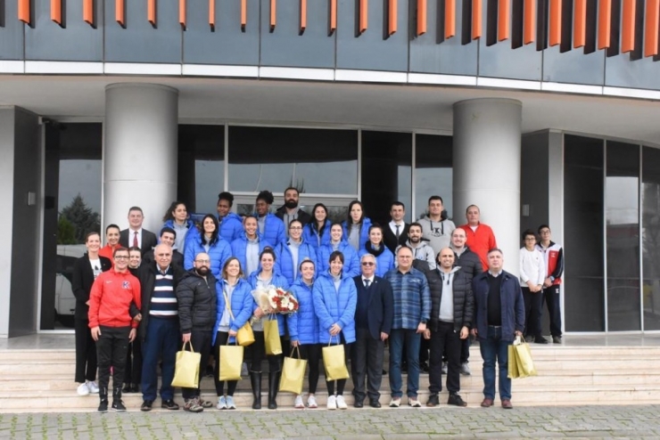 Aydın’ın Sultanları’na Kupa Maçı Öncesi Öğrenci Morali