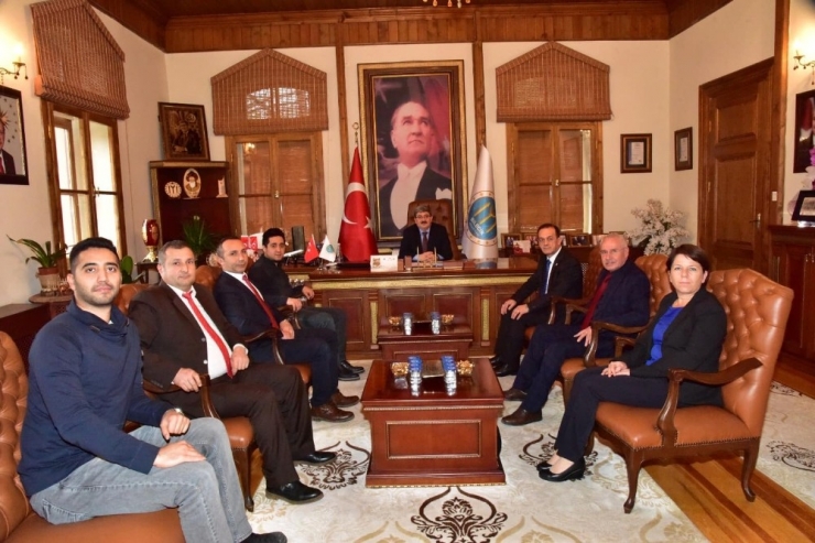 Başkan Can, Bem Bir-sen Heyetini Ağırladı