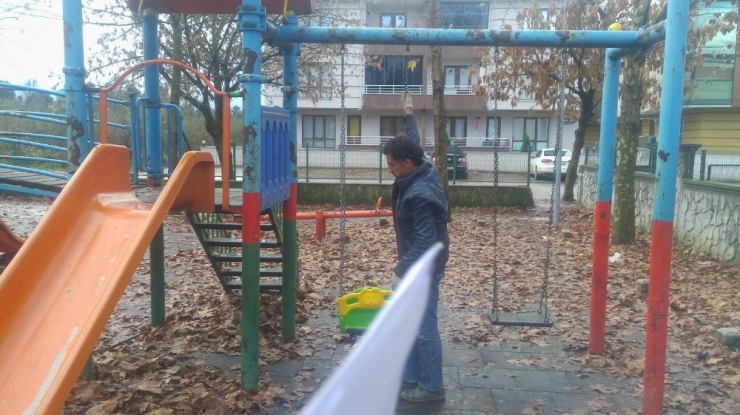 Park Ve Bahçelerden Bakım Ve Onarım Çalışmaları