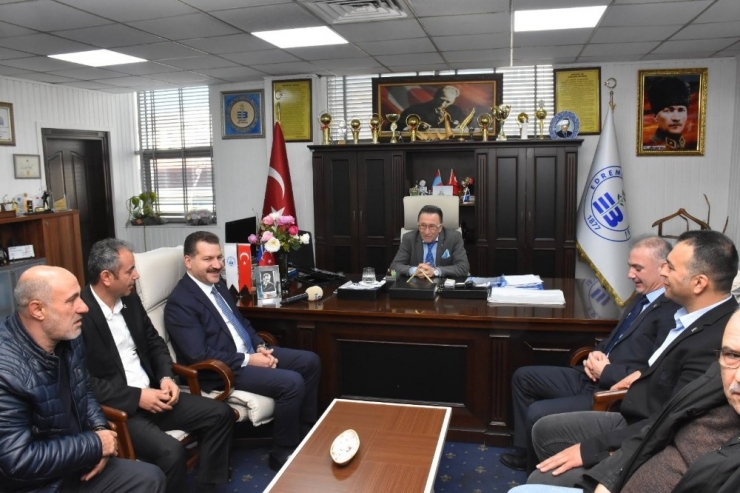 Başkan Yılmaz’dan, Başkan Saka’ya Ziyaret