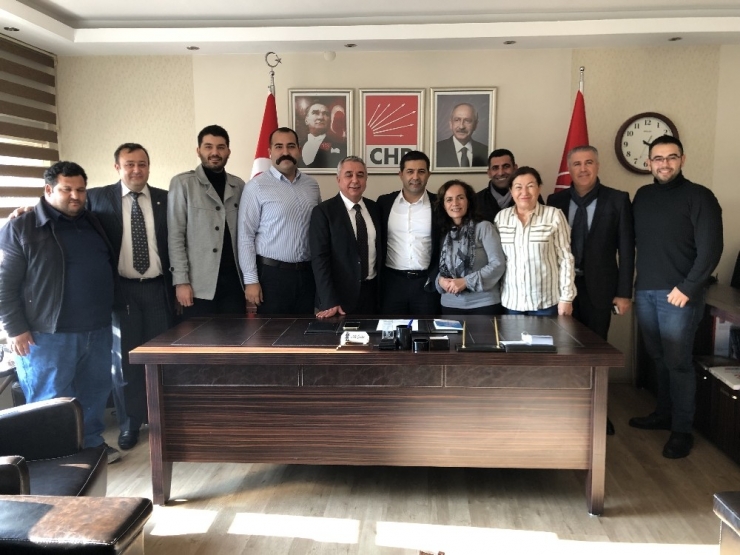 Chp Adayı Ömer Günel, İl Ve İlçe Yönetimlerini Ziyaret Etti