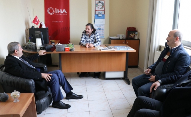 Başkan Adayı Takva’dan İha’ya Ziyaret