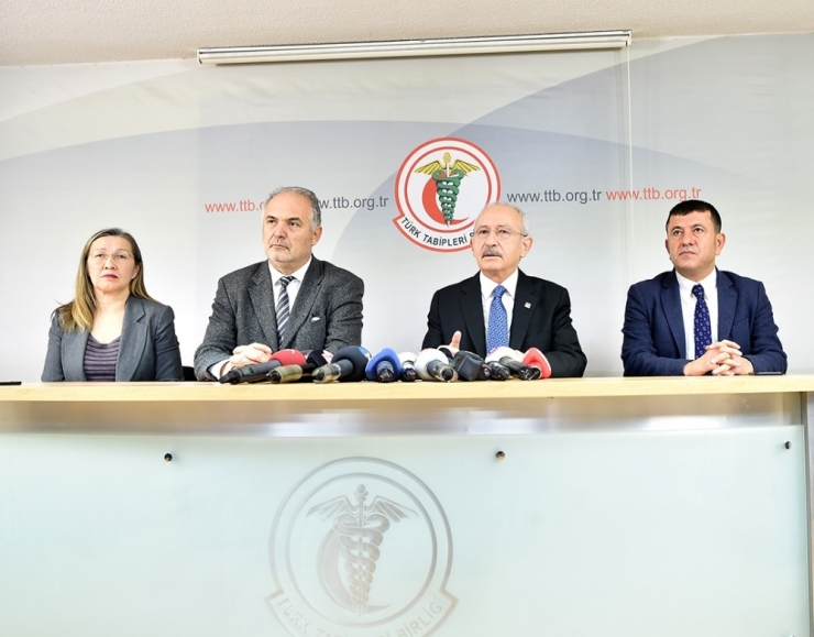 Kılıçdaroğlu’ndan Ttb’ye Destek Ziyareti