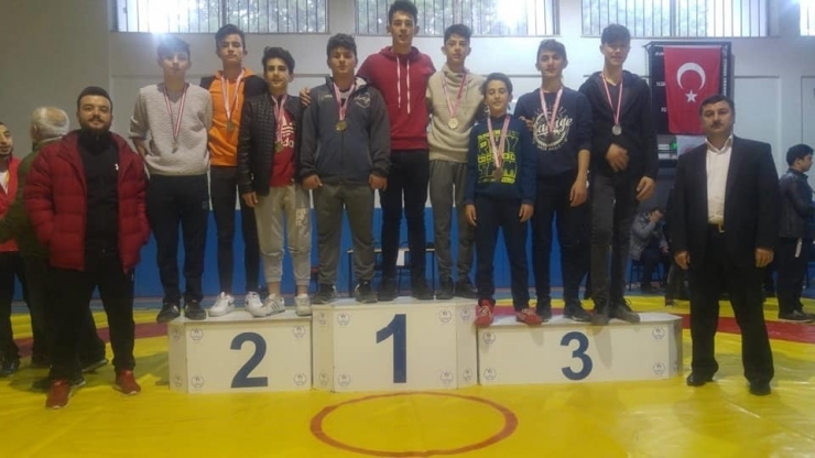 Pazarlar Anadolu Lisesi Güreş Takımı İl Birincisi Oldu