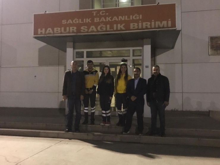 Anmal, Habur’da Sağlık Çalışanlarını Ziyaret Etti