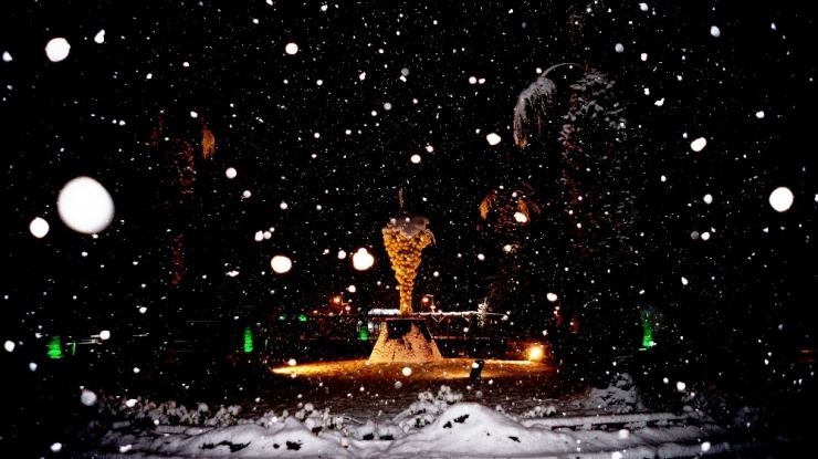 Sarıgöl’de Kar Keyfi