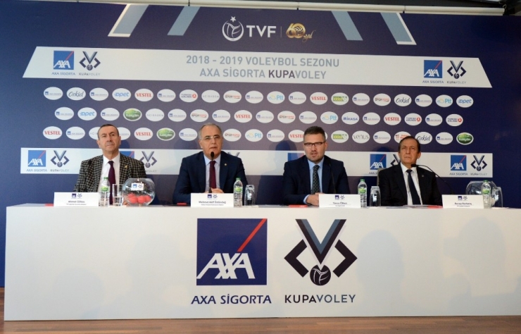 Axa Sigorta Kupa Voley Bayanlar Kategorisi’nde Eşleşmeler Belli Oldu