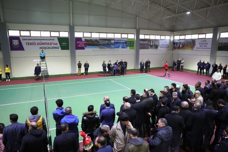 Bölgede Bir İlk Olan Tenis Dünyasının Açılışı Gerçekleştirildi