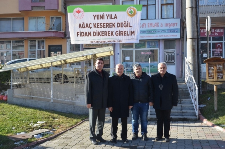 Dursunbey’de Yeni Yıla Fidan Dikerek Girilecek