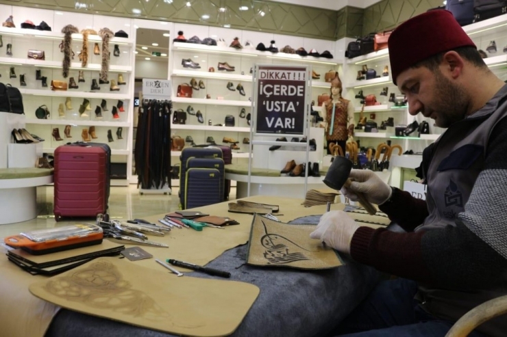 Erzurum’un Deri Ustaları Mng Avm’de Hünerlerini Sergiliyor