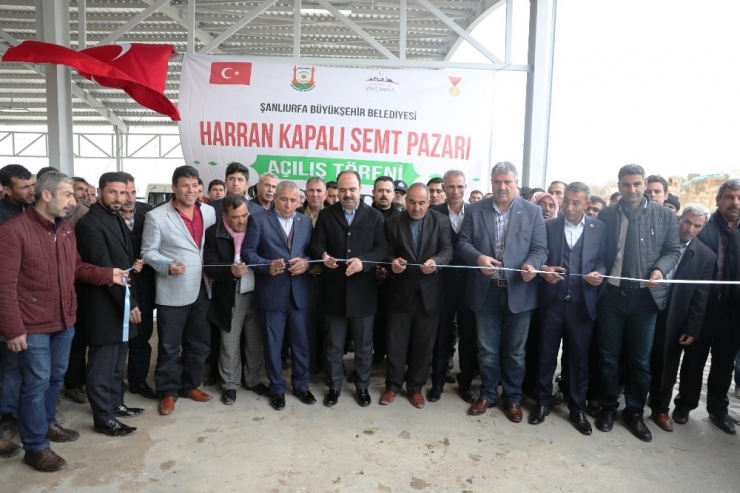 Harran’da Çok Amaçlı Semt Pazarının Açılışı Gerçekleştirildi
