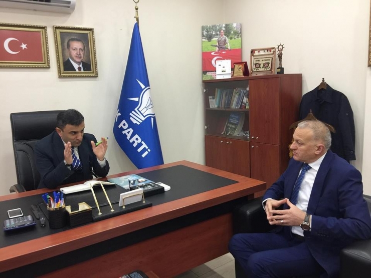 Sanayiciler Ak Parti Ortahisar İlçe Başkanı Altunbaş’a Projelerini Anlattılar