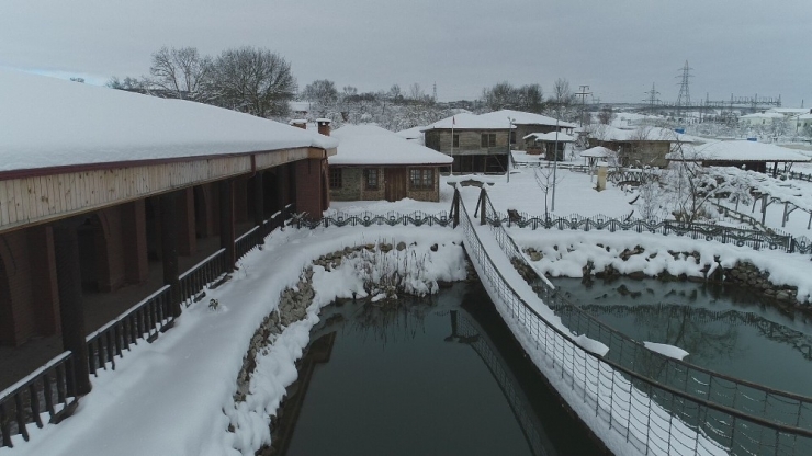 Dünyada Tek Olan, Ambarköy Açık Hava Müzesi, Karlar Altında Kaldı