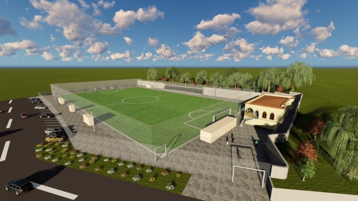 İlimtepe’deki Spor Kompleksi Yükseliyor