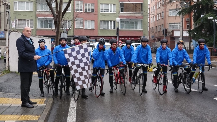 4. Sarıkamış Şehitlerini Anma Bisiklet Turu’nda Bisikletçiler Trabzon’a Ulaştı