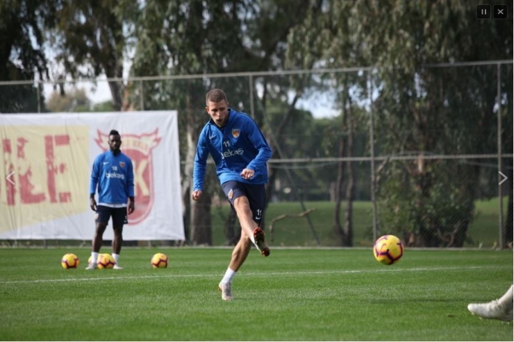 Kayserispor Şut Çalıştı