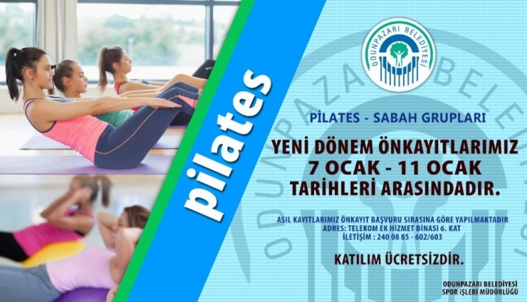 Odunpazarı’nda Pilates Kayıtları Başlıyor
