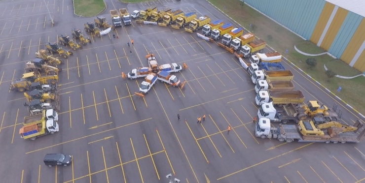 Kar Timlerinden Yağışa Anında Müdahale