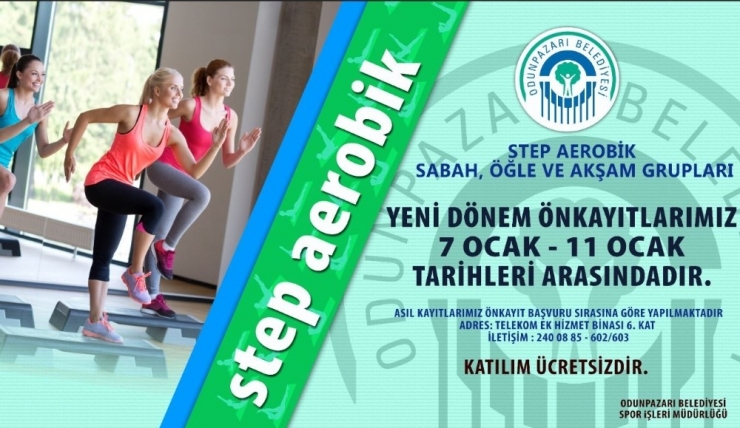 Yeni Dönem Step Aerobik Kayıtları Başlıyor