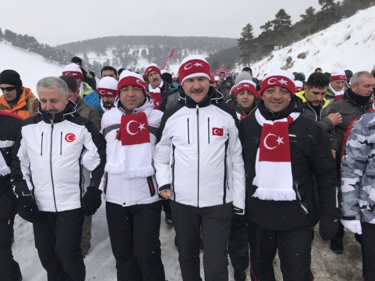 Sarıkamış Ay Yıldız Tören Alanında Anma Töreni Düzenlendi