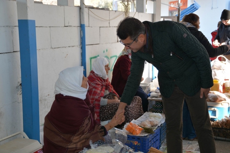 Bodrum Belediye Başkan Adayı Tosun Sokak Sokak Geziyor