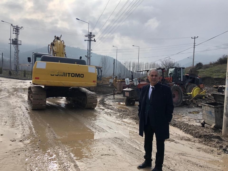 Başkan Yaman Sanayi Bölgesindeki Çalışmaları İnceledi