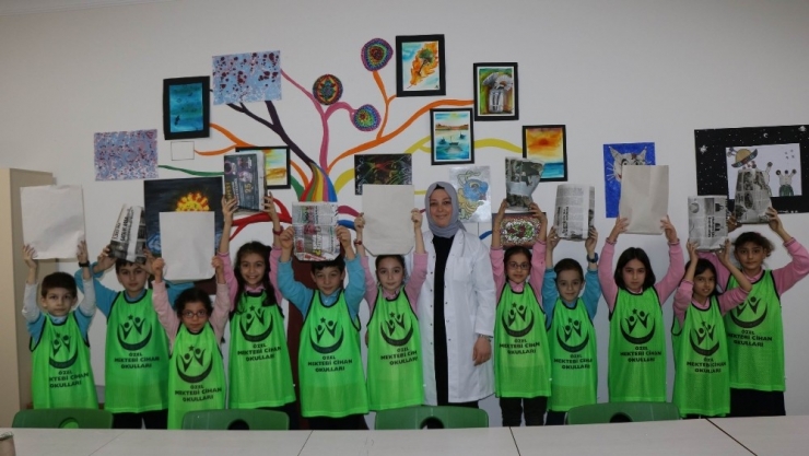 İlkokul Öğrencilerinden Poşete Karşı ‘Kese Kağıdı’