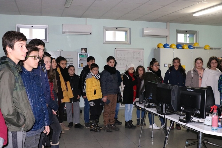 Çocuklar Saski Tesisini Gezdi