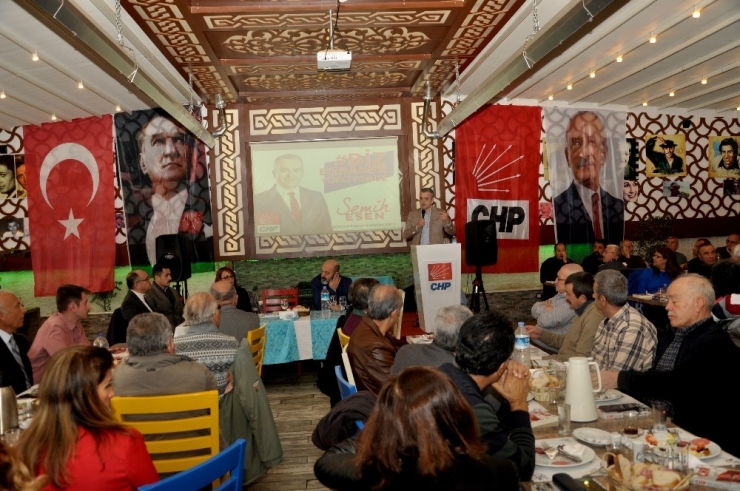 Esen, Partisinin İlçe Örgütü İle Buluştu