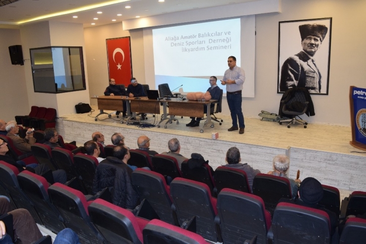 Aliağa’da Amatör Balıkçıların Hayatını Kurtaracak Seminer