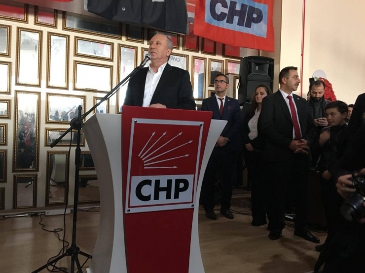 Muharrem İnce: “Kent Hizmet Görecek”