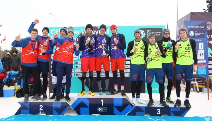 2019 Cev Kar Voleybolu Avrupa Turu Erciyes Etabı Tamamlandı