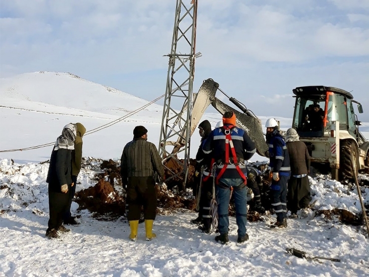 Dicle Elektrik’ten Siverek’te Kış Mesaisi