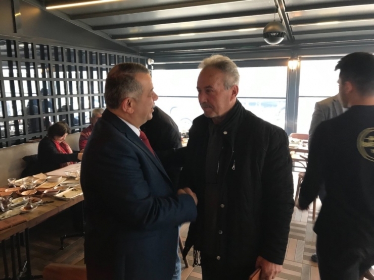 Mhp’li Başkan Adayı Bıyık Muhtarlarla Bir Araya Geldi