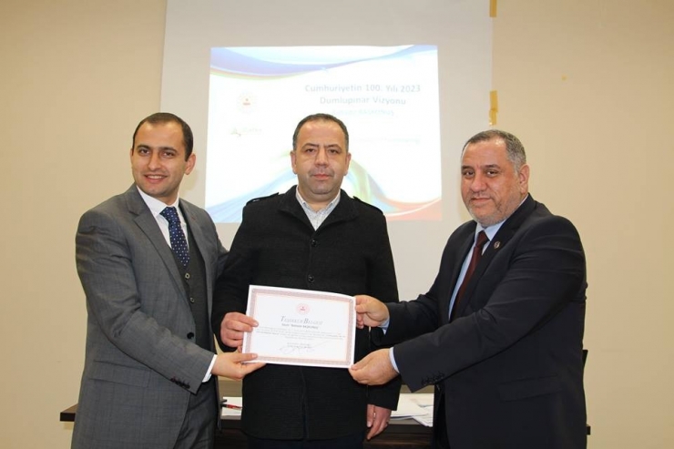 Proje Eğitimine Katılan Personele Törenle Sertifikaları Verildi