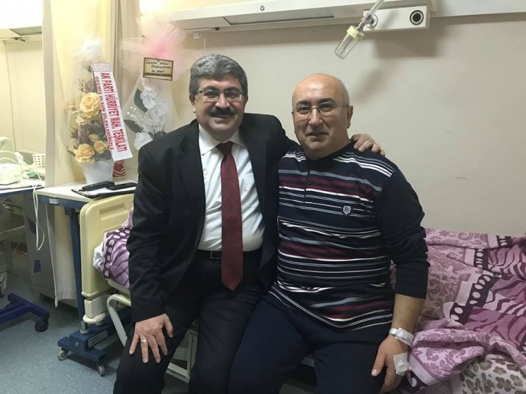 Başkan Can’dan Hasta Ziyaretleri