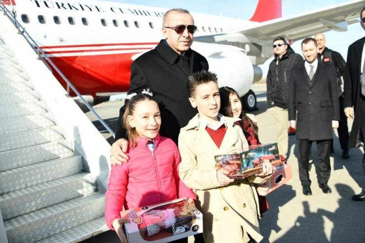 Cumhurbaşkanı Erdoğan Samsun’da