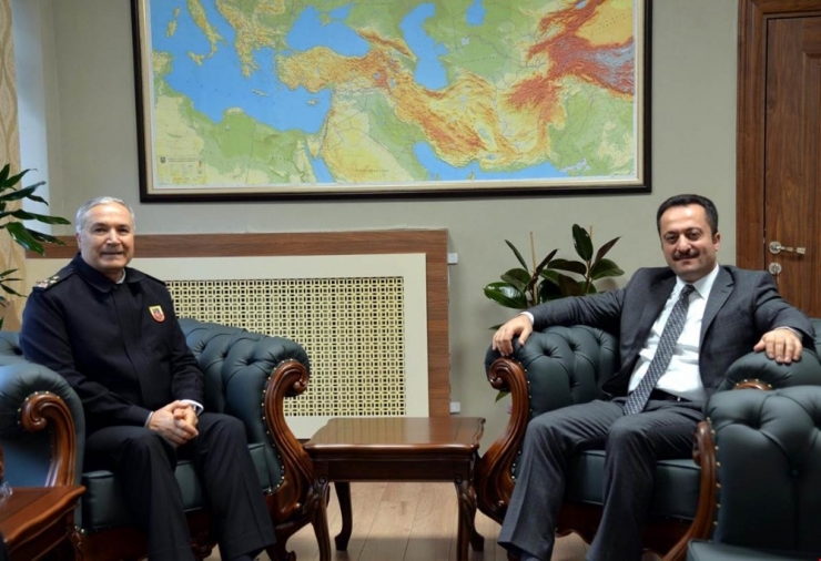 Korgeneral Çitil, Vali Şentürk İle Bir Araya Geldi