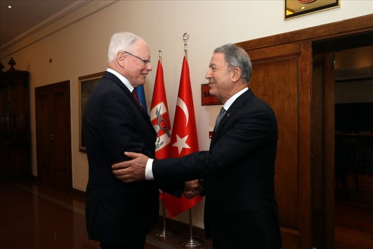 Bakan Akar, Abd’nin Suriye Özel Temsilcisi Jeffrey’i Kabul Etti