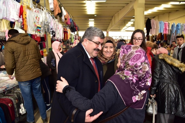 Başkan Can’ın Kapalı Pazar Ziyareti