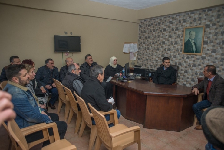 Chp Adayı Ömer Günel Ev Ziyaretlerine Devam Ediyor